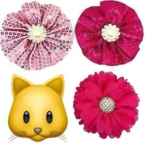 5 for $25! Sparkle/Sequin/Pearl Dog/Cat Collar Embellishment, Bow, Flower